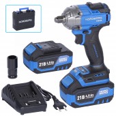 Гайковерт аккумуляторный NORDBERG NE802K (1/2", 21 В, 500 Нм)