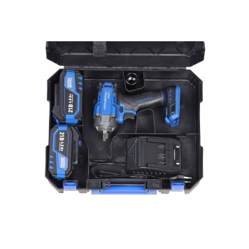 Гайковерт аккумуляторный NORDBERG NE802K (1/2", 21 В, 500 Нм)-18