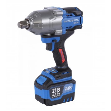 Гайковерт аккумуляторный NORDBERG NE806K-3/4 (3/4", 21 В, 1500 Нм)-10