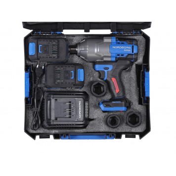 Гайковерт аккумуляторный NORDBERG NE806K-3/4 (3/4", 21 В, 1500 Нм)-15