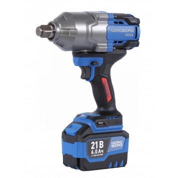 Гайковерт аккумуляторный NORDBERG NE806K-3/4 (3/4", 21 В, 1500 Нм)-8