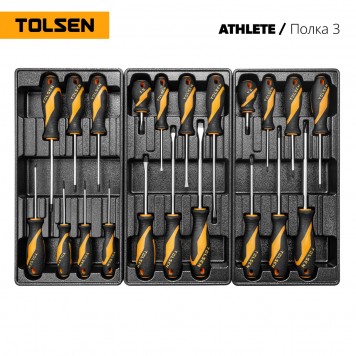 Тележка с инструментом TOLSEN TT85412 "ATHLETE" (189 предметов)-3