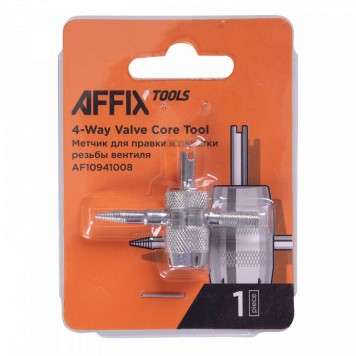 Метчик AFFIX AF10941008 для правки и очистки резьбы вентиля -1
