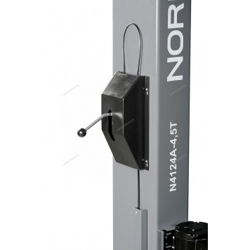 Подъемник двухстоечный Nordberg N4124AM-4,5T с нижней синхронизацией-4